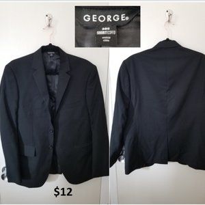 Black short suit jacket